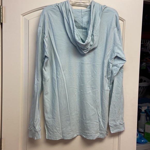 Victoria’s Secret Pink long sleeve tee with hood. - Picture 2 of 4